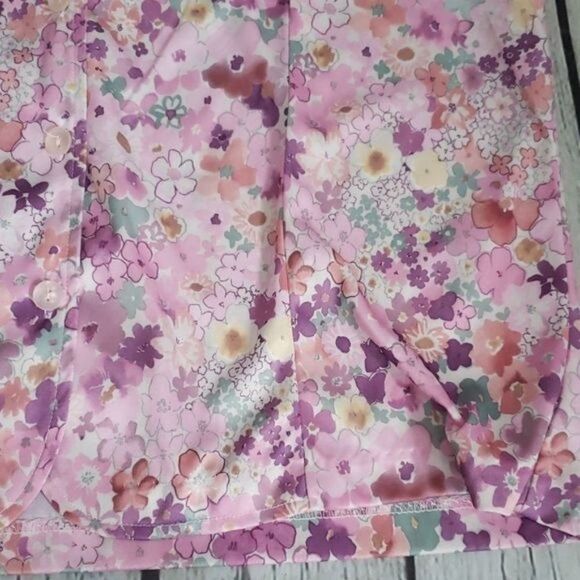 Pastel Pink Flower Power Botanical Shirt - Picture 7 of 9